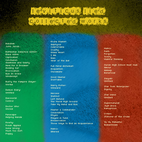 back cover with tracklisting